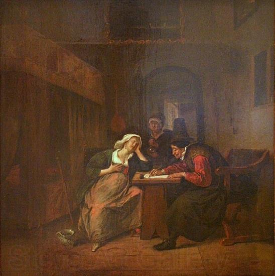 Jan Steen Physician and a Woman PatientPhysician and a Woman Patient